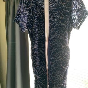 Maternity gender reveal dress